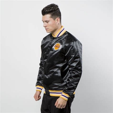 Get authentic los angeles lakers gear here. Mitchell & Ness Los Angeles Lakers Jacket black NBA Satin ...