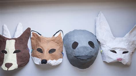 I Have A Really Easy Halloween Mask Diy For You Paper Mache Animal