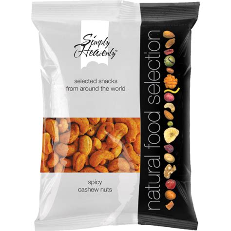 Simply Heavenly Nuts Spicy Cashews X G
