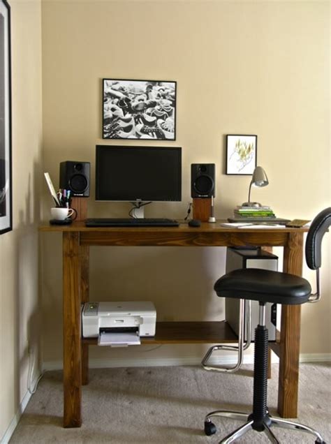 Building your own diy computer table for a central office will offer you additional satisfaction and spirit at work. Build Your Own Stand Up Desk From Recycled Wood - HomesFeed