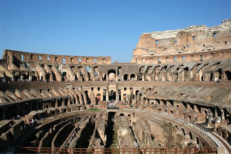 Inside Romes Great Colosseum