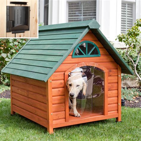 How do you insulate a dog house? Spotty Wooden Insulated Dog House with Heater - Dog Houses ...