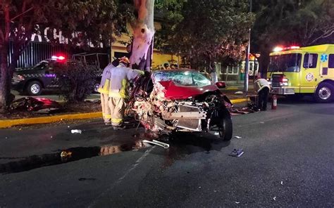 Reportan Choque De Auto Contra Un árbol En Morelia El Sol De Morelia