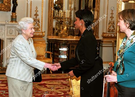 Britains Queen Elizabeth Ii Shakes Hands Editorial Stock Photo Stock