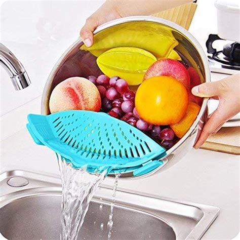 Clip On Strainer For Pots Pans Snap On Strainer Made By