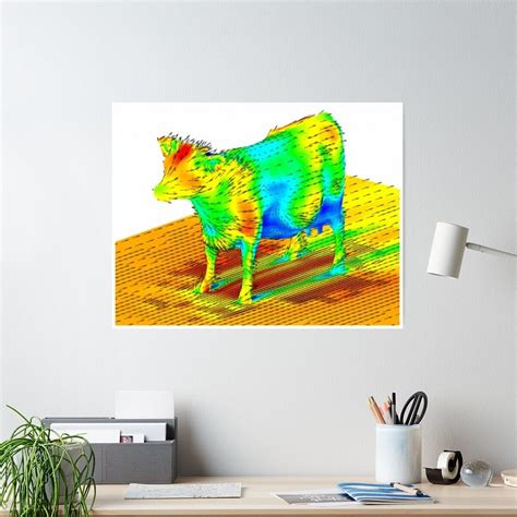 Aerodynamics Of A Cow Poster By Stygglytuff Poster Prints Cow