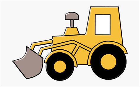 Here is a free coloring page of truck. Bulldozer Clipart Front Loader - Free Printable ...