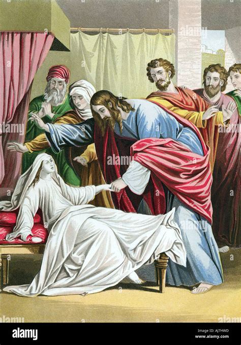 Christ Raising The Daughter Of Jairus Governor Of The Synagogue From