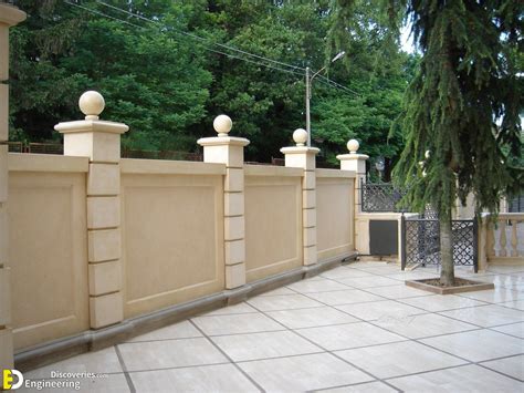 Marvelous Boundary Wall Design Ideas Compound Wall Design Fence Wall