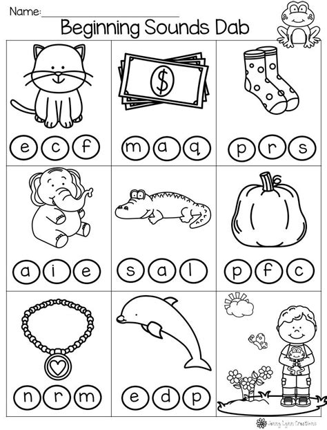 30 Beginning Sounds Worksheets For Little Ones Kitty Baby Love