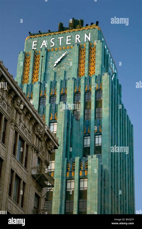 Art Deco Eastern Building In Downtown Los Angeles Stock Photo Alamy