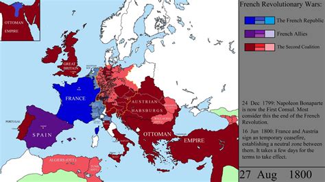 French Revolution Map Of Europe