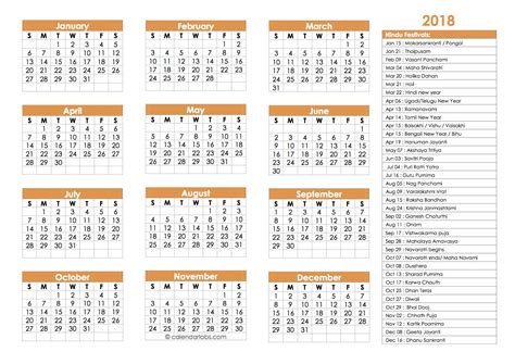 2019 Hindu Festivals Calendar Template Free Printable Templates