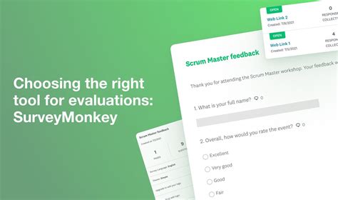 Choosing The Right Tool For Evaluations Surveymonkey