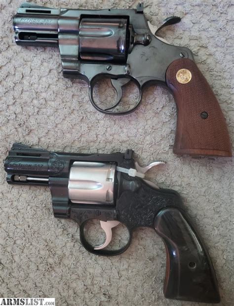 Armslist For Sale Colt Python 357magnum Snub Nose 2 Blued With Box