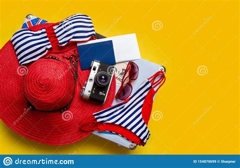 Women S Beach And Resort Accessories Stock Image Image Of Bikini