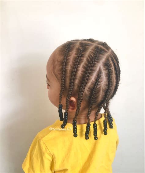 Simple Toddler Boy Braid Idea Braids For Boys Kids Curly Hairstyles