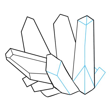 How To Draw Crystals Really Easy Drawing Tutorial