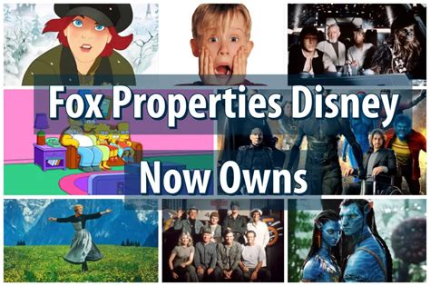 With The Purchase Of 20th Century Fox Disney Now Owns These Properties