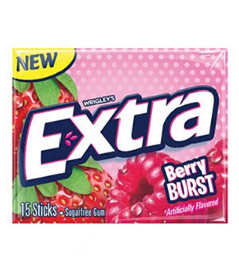 Wrigleys Extra Rockin Raspberry Lime Gum Sticks Limited Edition