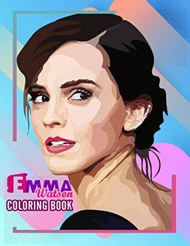 Emma Watson Coloring Book Legendary Series Star And Famous Actress
