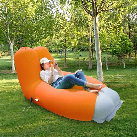 Imountek Inflatable Air Lounger Sofacouch Chair Seats Comfortable