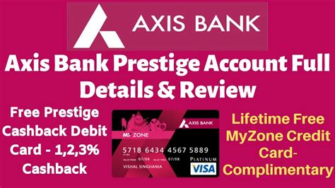 Axis Bank Prestige Account Full Details And Review Prime Plus