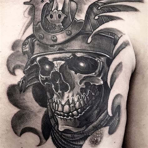 Top More Than 72 Samurai Skull Tattoo Latest Incdgdbentre