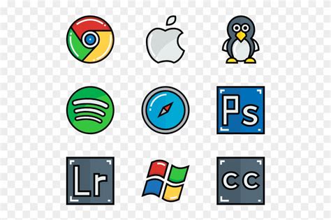 Download Logos Computer Software Icon Png Clipart 1168779 Pinclipart