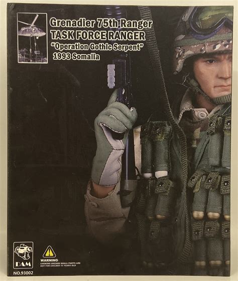 Damtoy Collectible Figure Grenadier 75th Ranger Task Force Ranger 16