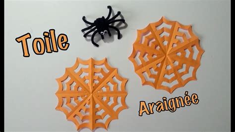 DIY Déco Halloween Toile D'araignée en papier - YouTube