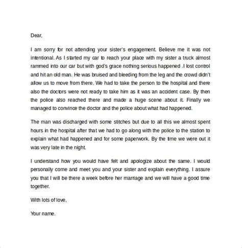 9 Sample Apology Love Letters Sample Templates