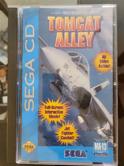 Tomcat Alley Sega Cd Game Complete With Manual In Original Case