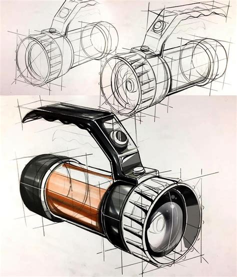Product Design Sketch Technique And Marker Rendering Tutorial Series