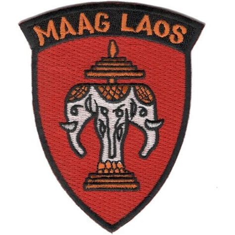 Army Maag Vietnam War Laos Embroidered Military Patch