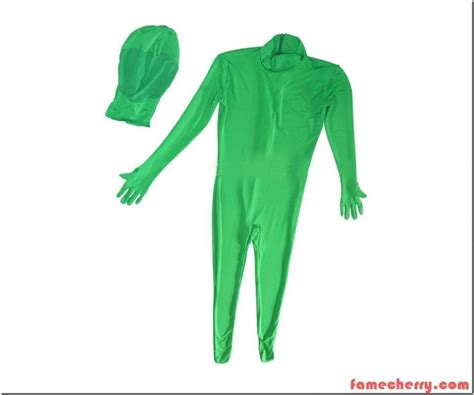 In Malaysia Chromakey Green Screen Suit Green Body Suit