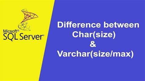 SQL Tutorial 2 Difference Between Char And Varchar Data Type YouTube