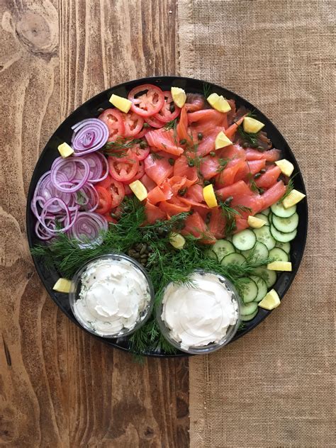 A couple weeks ago my girlfriend bought a package of frozen smoked salmon as a thank you for something because she knows i love it is it already too late to throw it in the fridge for nice tasty salmon or will it still be kinda frozen? A ND Favorite! Smoked Salmon Platter - Perfect for a ...
