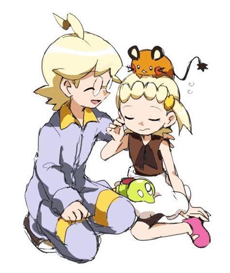 Clemont And Bonnie Pokemon Manga Pokemon Human Characters