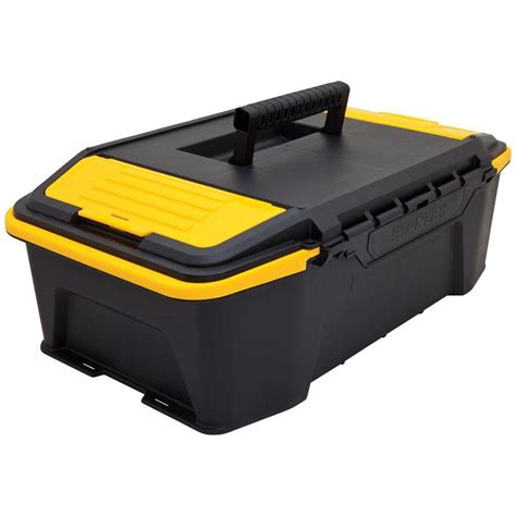 Stanley Click N Connect 20 In Deep 1 Touch Latch Tool Box With Lid