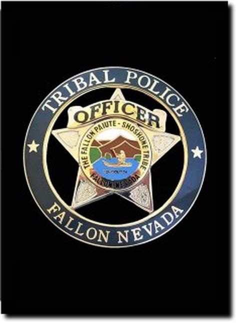 Officer Fallon Tribal Police Authentic Police Badge Police Officer
