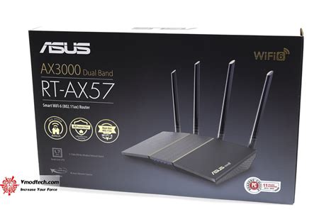 ASUS RT AX57 AX3000 Dual Band WiFi 6 Extendable Router ASUS RT AX57