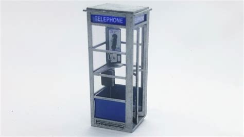 O Scale Kit Modern Telephone Booth 2 Phone Booths O 5034