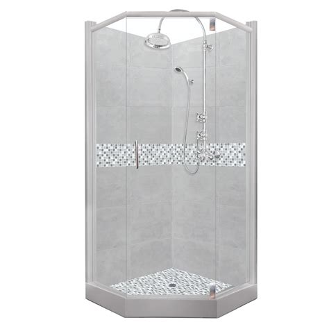Mosaic Collection Neo Shower Kit In Portland Cement Neo Angle Shower Shower Kits American