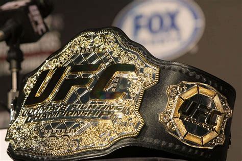 Best Ufc Title Fights For The Old Belt The Big Kick Off