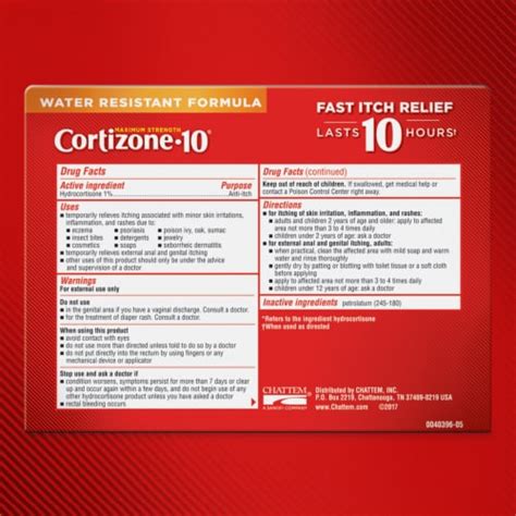 Cortizone 10 Maximum Strength Anti Itch Ointment 2 Oz Kroger