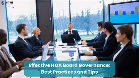 Effective Hoa Board Governance Best Practices And Tips Lifetime A Hoa Management Company In
