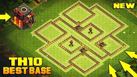 One Of The Best Base Th10 For Pushing Trophies With Link To Share