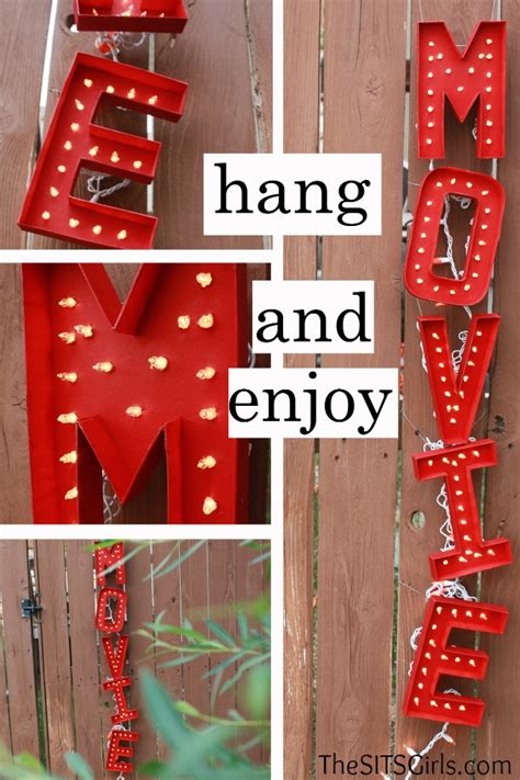 We did not find results for: DIY Marquee Sign: Perfect For Your Backyard Movie Night