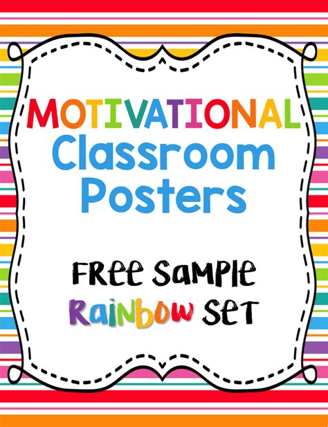 Single Post Classroom Posters Classroom Motivational Posters